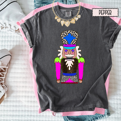 Coquette Nutcracker Christmas Tee | Whimsical Retro Holiday Shirt