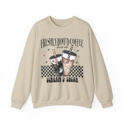 Freshly Boo’d Coffee Halloween Sweatshirt