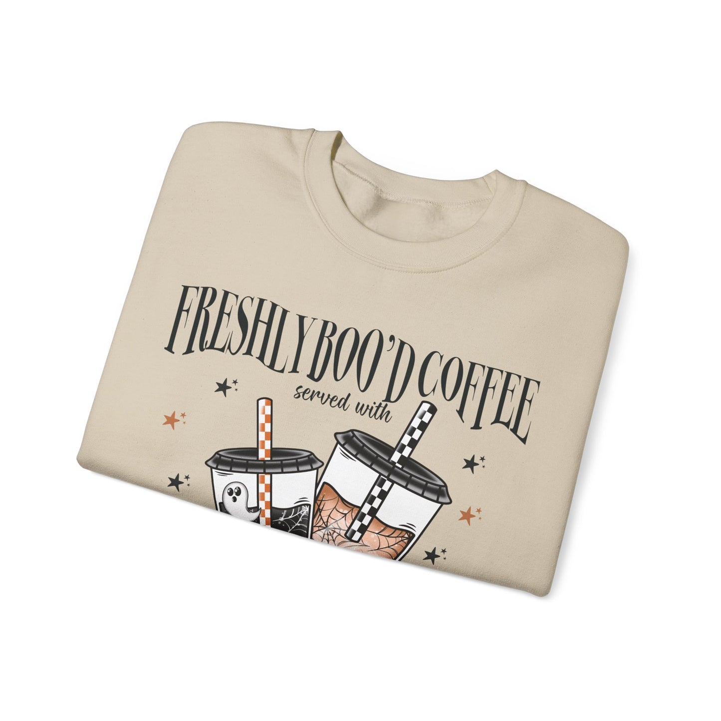 Freshly Boo’d Coffee Halloween Sweatshirt